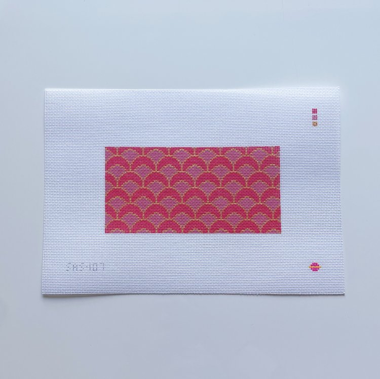 Seashell Pink Art Deco Clutch Insert