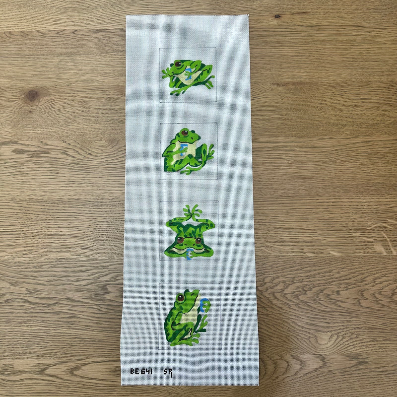 Drinking Frogs, coasters (1 strip, 4 pieces) (13m)