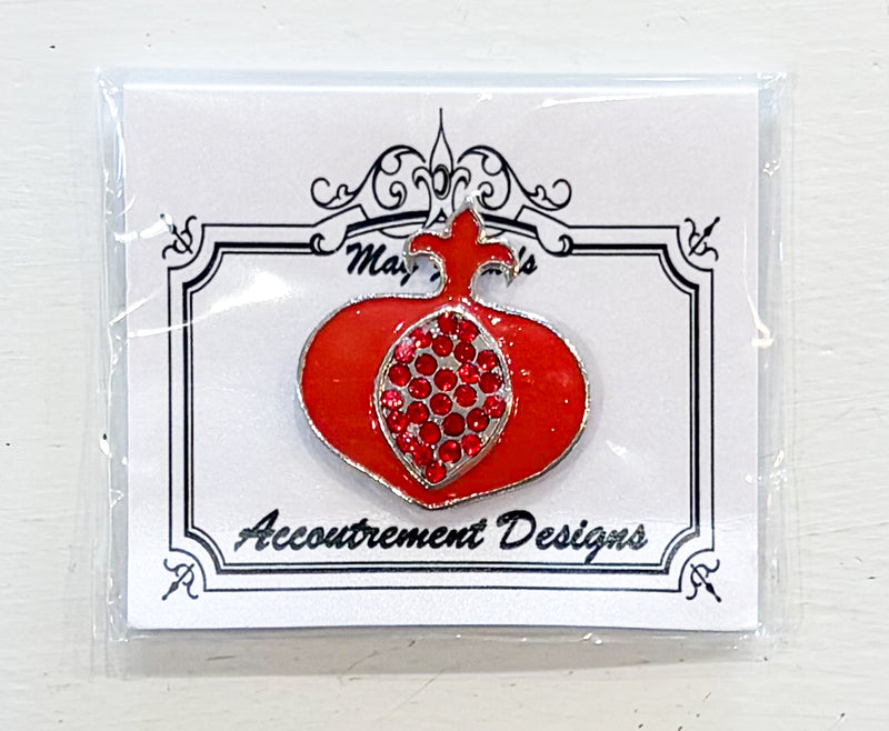 Pomegranate Rhinestone Needleminder