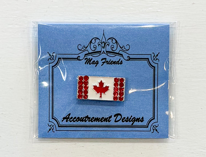 Canadian Flag Rhinestone Needleminder (Canada)