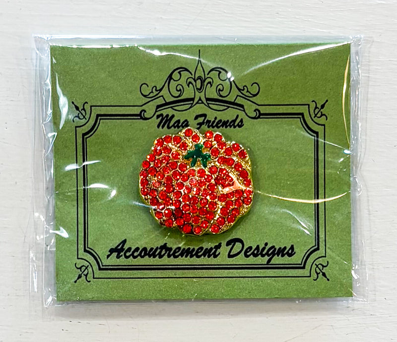 Pumpkin Rhinestone Needleminder