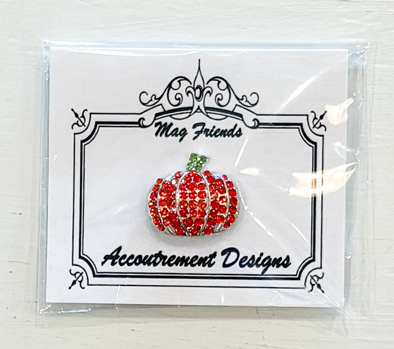Pumpkin - Rhinestone Needleminder