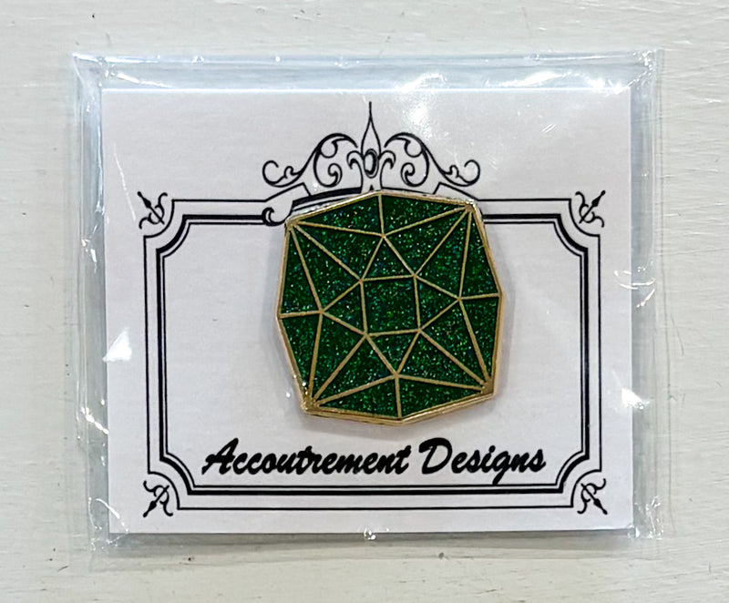 Green Gemstone Needleminder