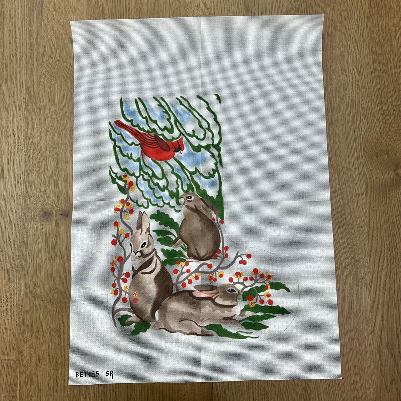 Rabbit In Snow stocking (13m)