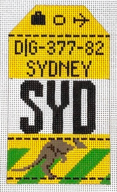 Retro Travel Tag · Sydney