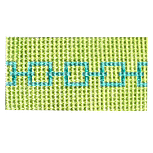 Square Link Insert Aqua/Lime