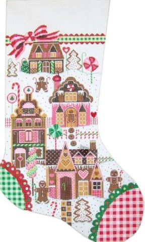 Christmas Sweets Village stocking