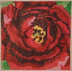 Peony Coaster #3 - Ruby