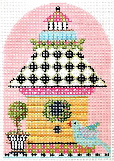 Yellow Clapboard Birdhouse