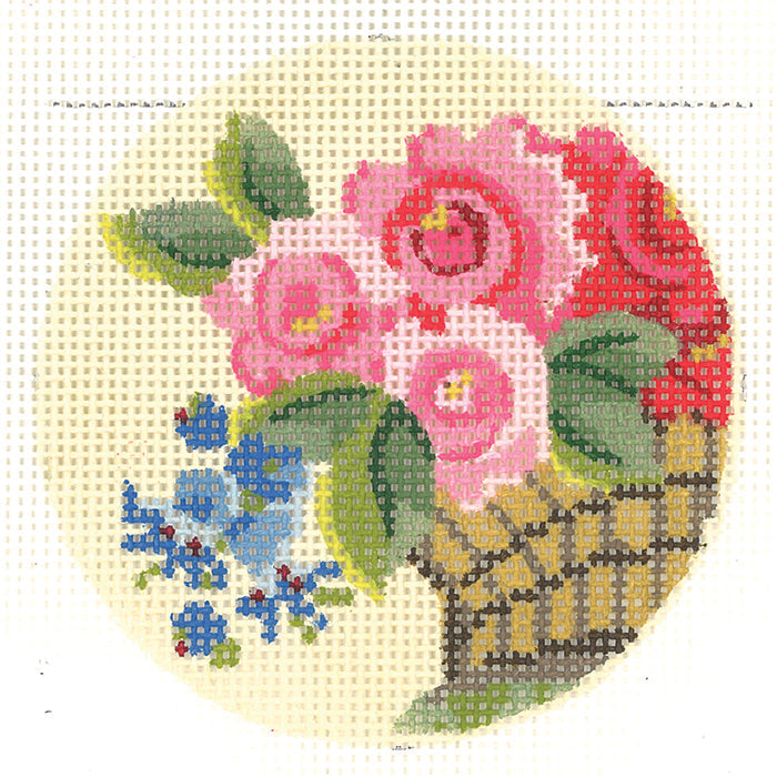 Victoria Rose Basket Round