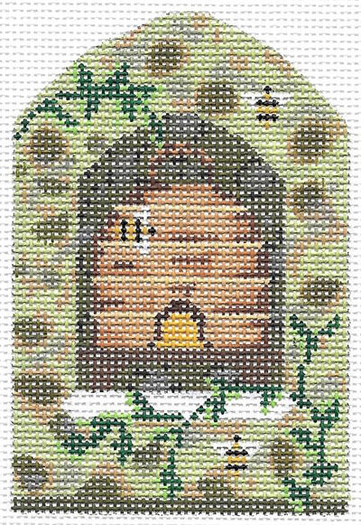 Bee Skep in Field Stone Wall