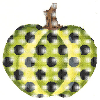 Kiwi Polka Dot Pumpkin