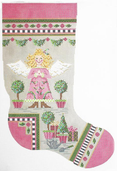 Topiary Angel Stocking
