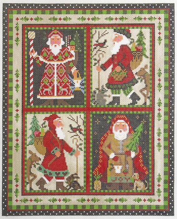 Woodland Santa Pillow (13m)