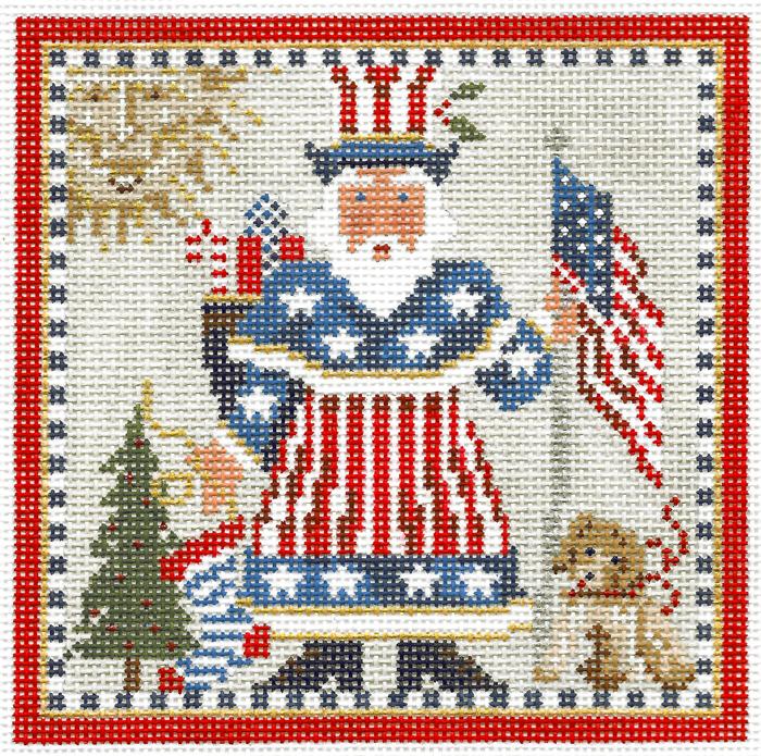 Uncle Sam-a-Claus Square (13m)