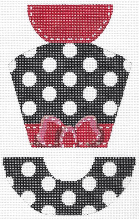 Snowman's Haberdashery · Polka Dot and Grosgrain Hat