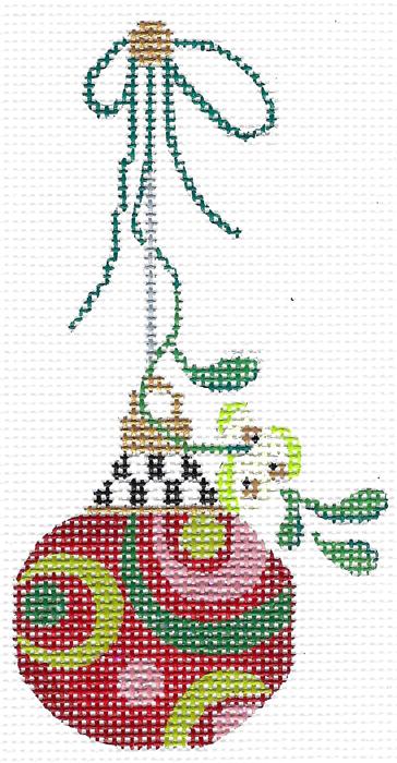 Crimson Polka Circle Ball