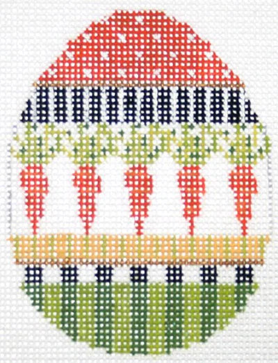 Carrot Patterned Egg