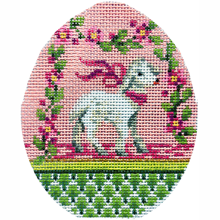 Pink Garland Lamb Egg