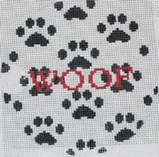 Woof-Multi Paw-Black and Red