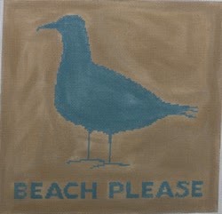 Beach Please - Tan Background
