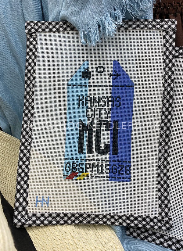 Retro Travel Tag · Kansas City