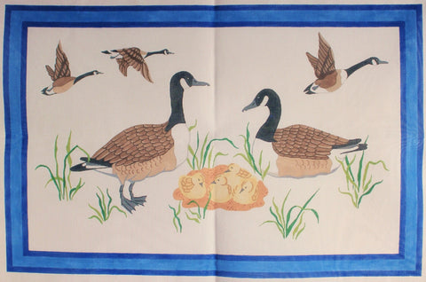 Canada Goose Family Rug/Wall Hanging