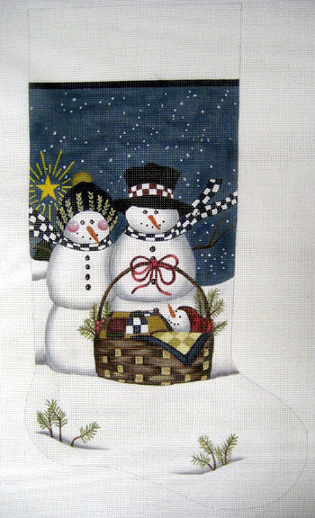 Snow Family Stocking
