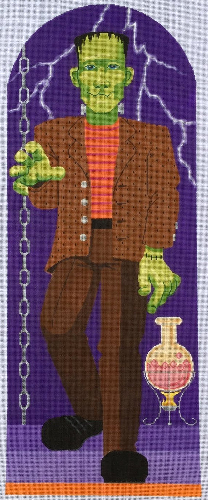 Frank N. Stein on 18 Mesh — Stitching Fox