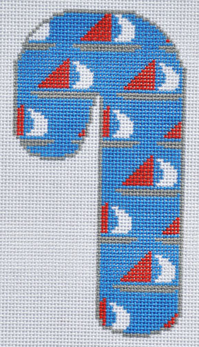 Sailboats Candy Cane