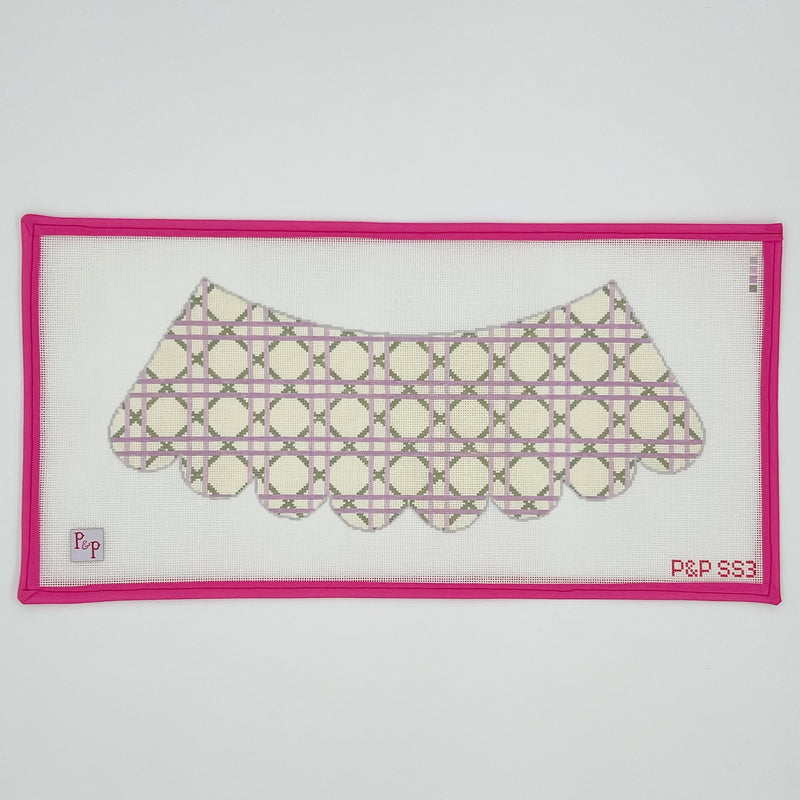 Lavender Cane Lampshade