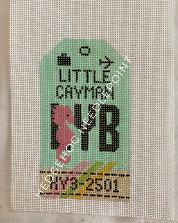 Retro Travel Tag · Little Cayman