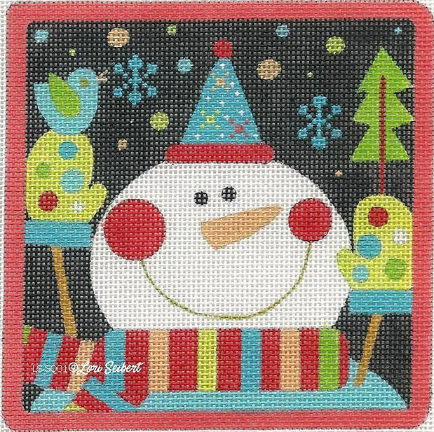 Squares: Pop Snowman