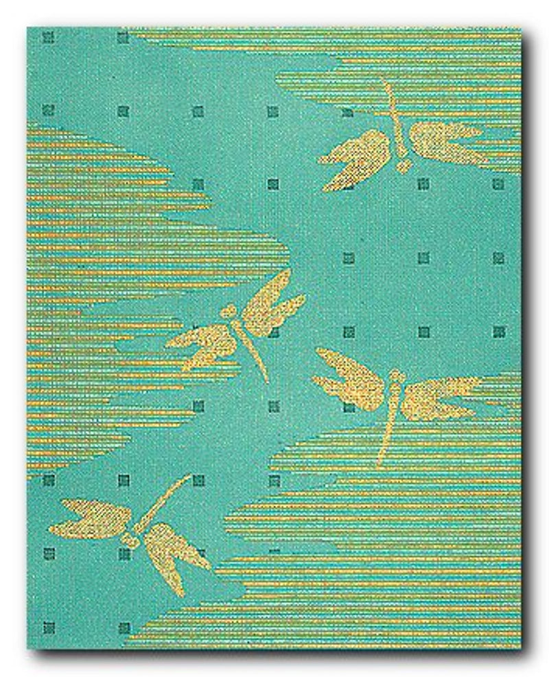 Green/Gold Dragonfly Bolster