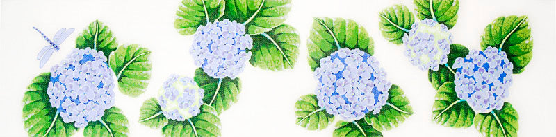 Hydrangea Table Runner