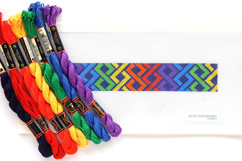 Hicks Braid Key Fob - Rainbow