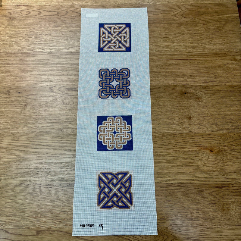 Celtic Knots, coasters  (1 strip, 4 pieces)  (18m)