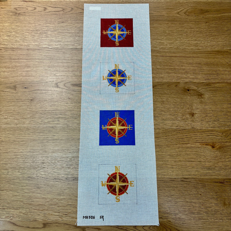 Compass, coasters (1 strip, 4 pieces)  (18m)