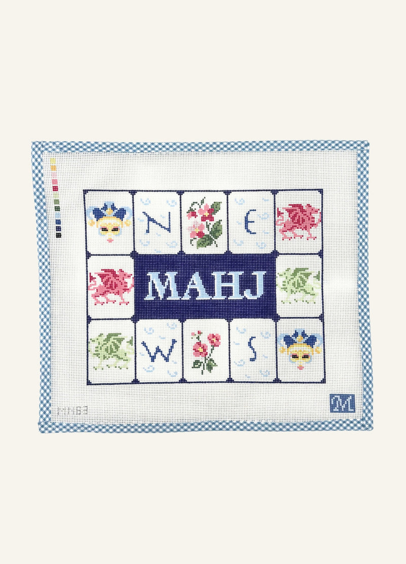 Mahj Tile Pouch Navy