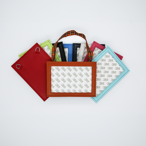 Leather Frame/Sign · Hanger Hardware & Ribbon