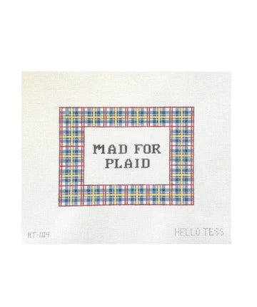Mad for Plaid (18 mesh)
