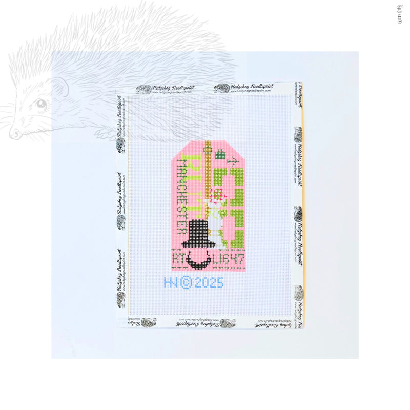 Retro Travel Tag · Manchester, VT