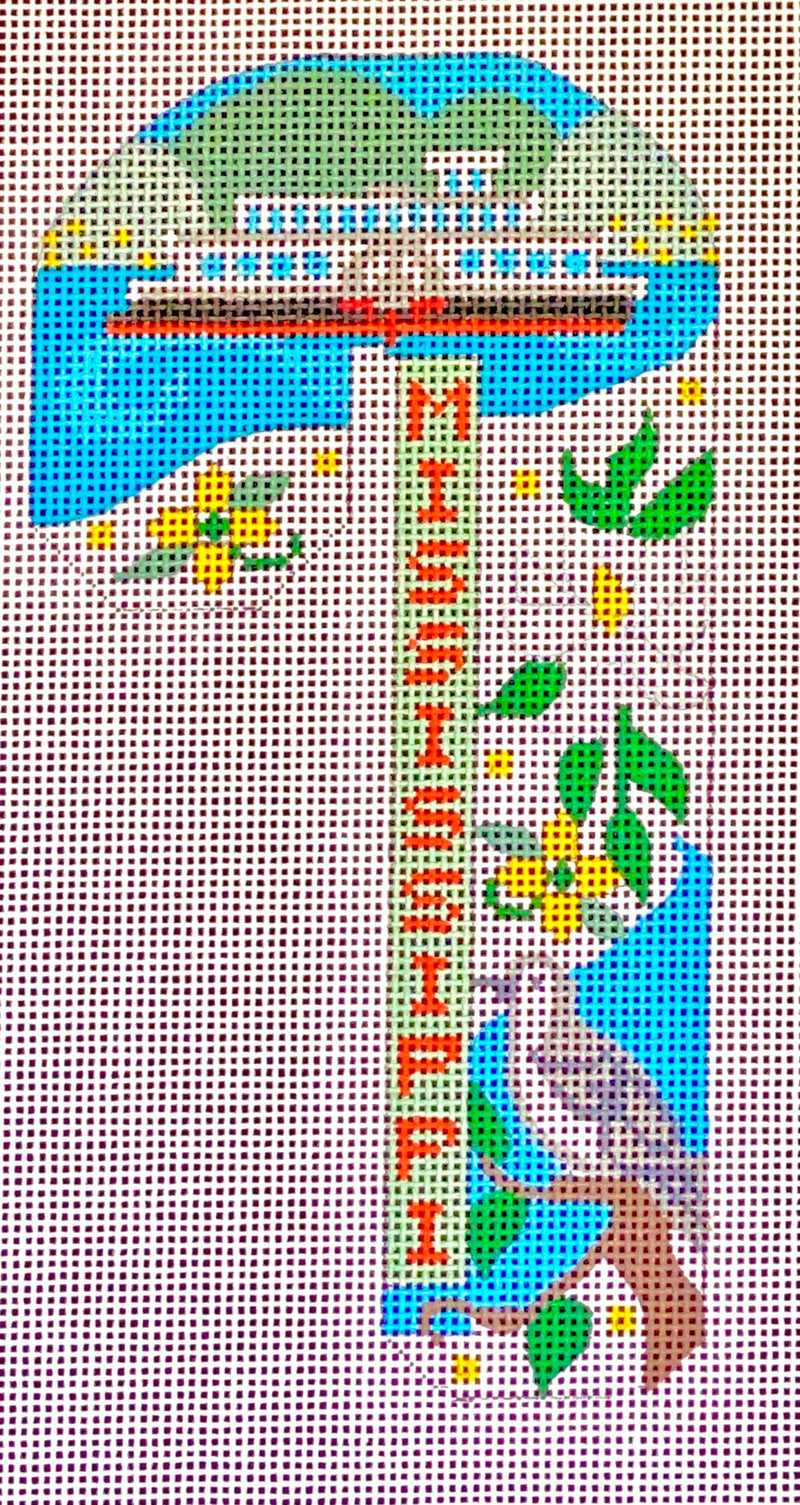 Travel Candy Cane - Mississippi