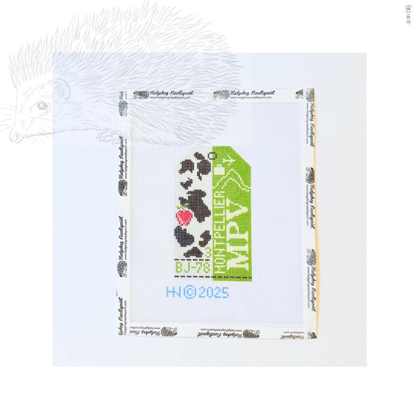 Retro Travel Tag · Montpelier VT