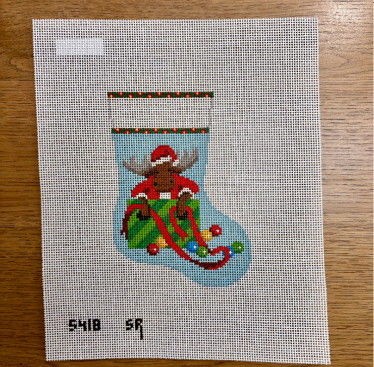 Moose Gift, Mini Stocking