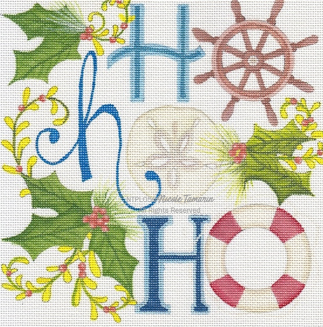 Pillow: Coastal Ho! Ho! Ho!