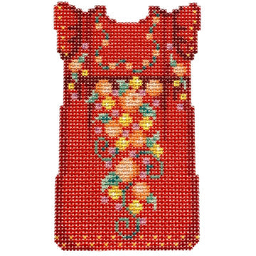 Red/Orange Mini Oaxaca Dress