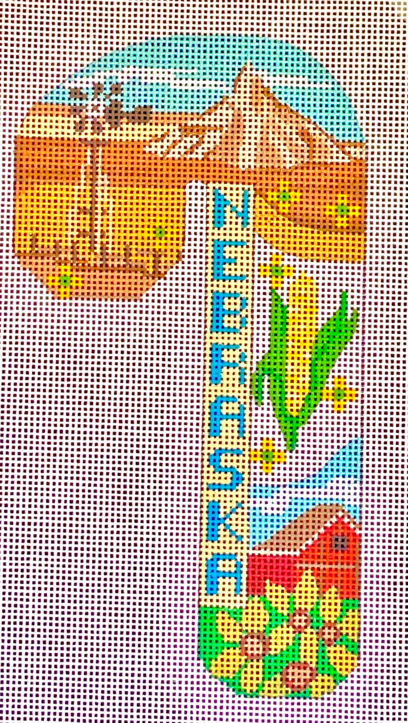 Travel Candy Cane - Nebraska