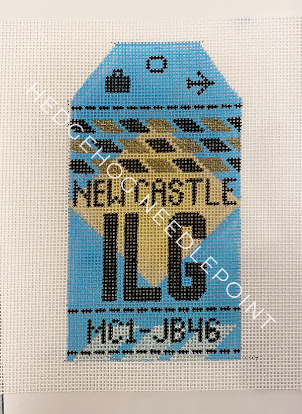 Retro Travel Tag · Wilmington