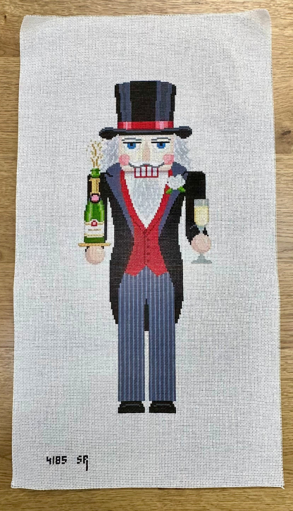 Nutcracker, Blue, White & Silver King